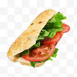 素食小吃三明治