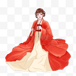 中国风古装美女汉服少女