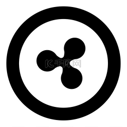 涟漪黑色图片_圆圈矢量图中的波纹图标黑色