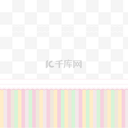 绿色条纹素材图片_蕾丝装饰粉色绿色和黄色条纹拼色