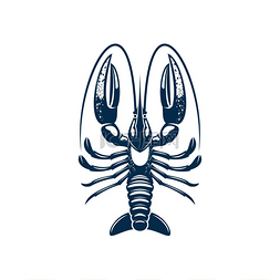 奥尔良汉堡图片_龙虾海鲜动物孤立甲壳类动物与大