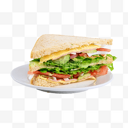 食谱图片_美食面包三明治