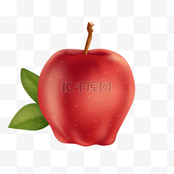 大红苹果图片图片_秋季秋天果实红苹果水果仿真食物