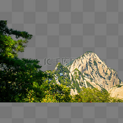 华山山峰高山奇峰自然风景