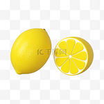 3DC4D立体水果柠檬