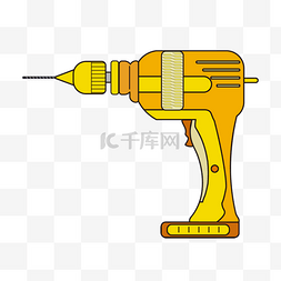 电钻螺丝电起子钻头剪贴画