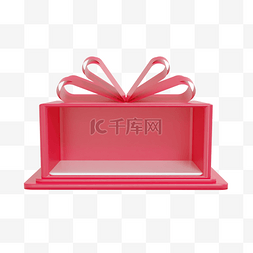 3DC4D立体节日礼物礼盒边框