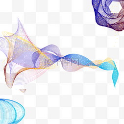 科技感网格背景图片_彩色螺旋网格光效抽象量子