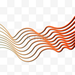 线条dna图片_渐变线条抽象3d波浪