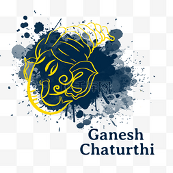 笔刷brush图片_蓝色刷Ganesh Chaturthi