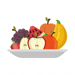 水果水果背景图片_水果沙拉盘
