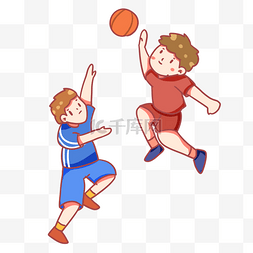 夏日球类运动打篮球