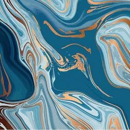 大理石抽象图片_液体大理石纹理设计，彩色大理石