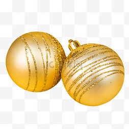 圣诞彩球元素图片_圣诞彩球