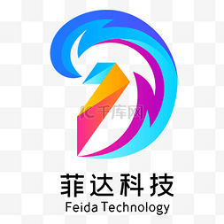 科技7图片_蓝色形状科技LOGO