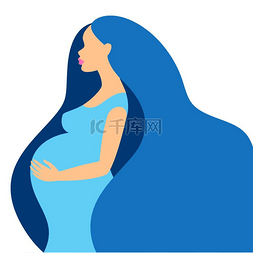 健康的孕妇图片_怀孕快乐。