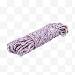 机织棉绳绳子紫色特写
