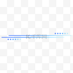 科技感背景正方形图片_清透科技蓝半透明分割线