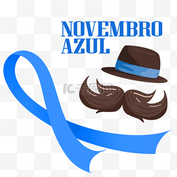 巴西蓝色十一月礼帽