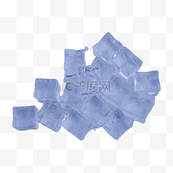 冰箱冰块融化图片_冰块融化凝固颜色