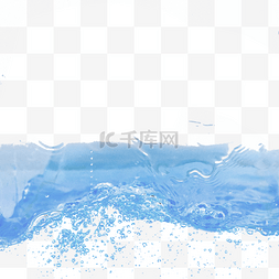 蓝色水面图片_水花涟漪蓝色水面