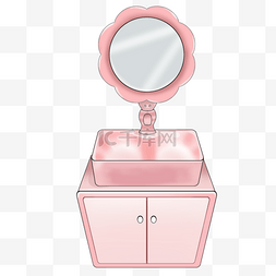 欧式洗手池图片_水槽剪贴画粉色立体