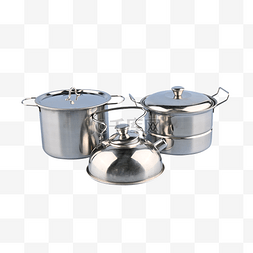 不锈钢锅碗图片_蒸锅汤碗烹饪不锈钢厨具