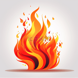 热烈的图片_燃烧的火焰温暖热烈火元素