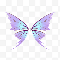 花纹翅膀图片_紫色蝴蝶翅膀