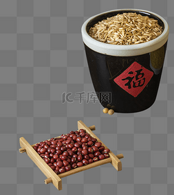 现磨粗粮图片_薏米红小豆