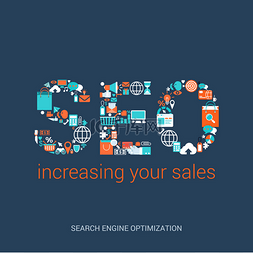 增加你的销售量的 Seo 概念.
