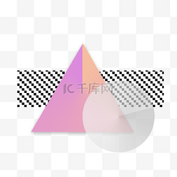 三角渐变条纹背景简单图案