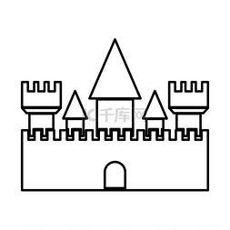 堡垒图标图片_城堡图标