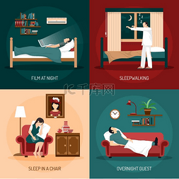 在卧室睡觉图片_睡姿22设计概念睡姿设计概念梦游