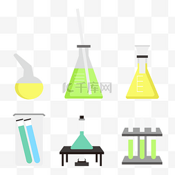 化学仪器烧瓶实验图片_化学药水仪器图标