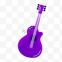 紫色国际爵士节乐器吉他