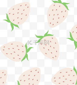 底纹草莓图片_夸张超大水果平铺底纹