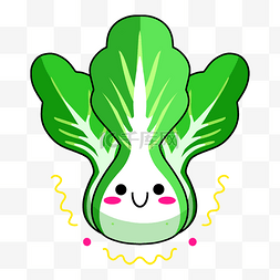 纸巾表情包图片_卡通油菜可爱蔬菜贴纸表情