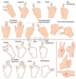 手势互动图片_手势