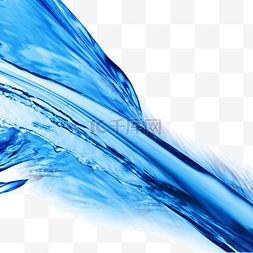 溅起的液体图片_飞溅溅起的蓝色水花