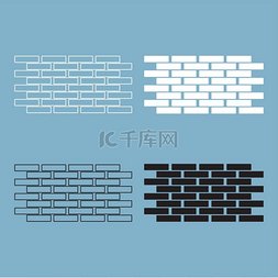 灰色砖背景图片_墙集图标