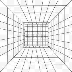 透视图图片_透视网格几何网格