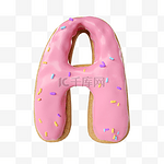 甜甜圈英文字母a