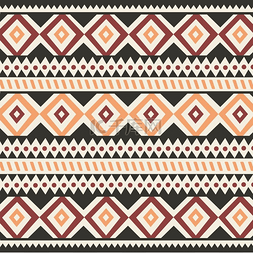 原始部落旗图片_具有几何元素的部落民族彩色波西