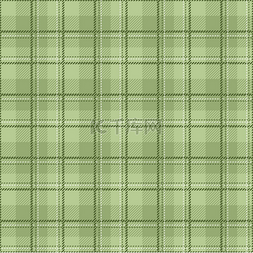 苏格兰玩偶图片_绿色的格子呢无缝图案。