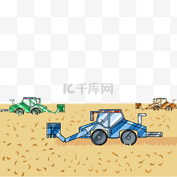 农作物麦子图片_智慧农业科技丰收小麦麦子