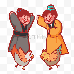 寒食节中国传统斗鸡比赛