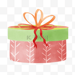 礼盒花朵背景图片_礼品圣诞礼盒丝带创意卡通绘画
