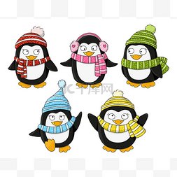 活泼小企鹅图片_可爱的小企鹅