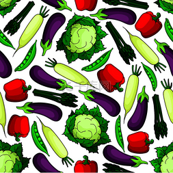 有益蔬菜图片_有益健康的有机新鲜蔬菜无缝模式
